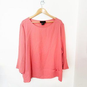 Coral Pink Blouse